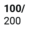 Maß des Badetuchs 100 x 200 cm
